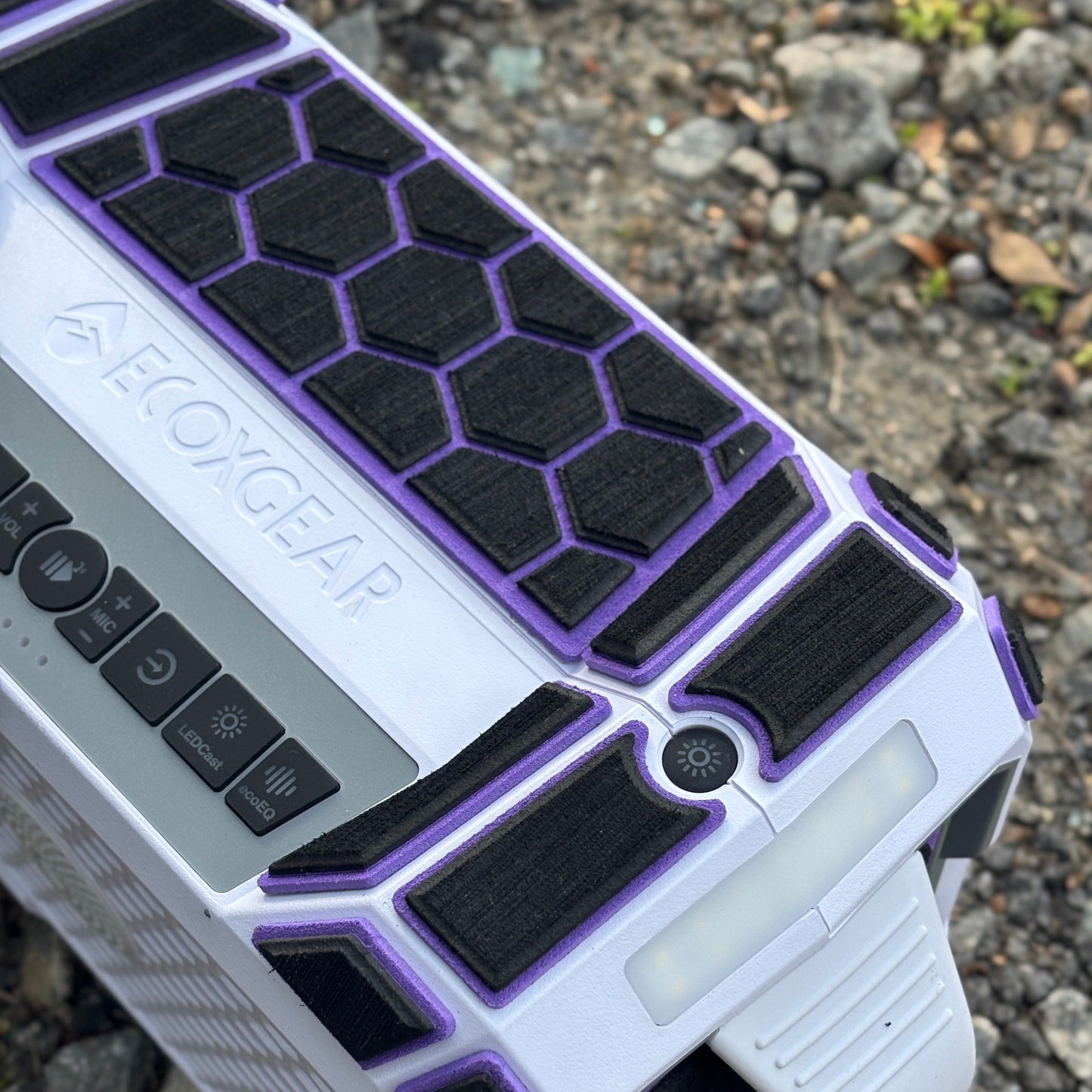 "Hexagons" - Custom Speaker Shell for Turtlebox or Ecoxgear Defender