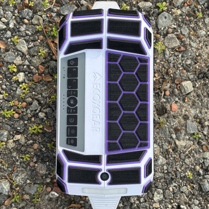 "Hexagons" - Custom EVA Foam Routed Speaker Shell for Ecoxgear Defender