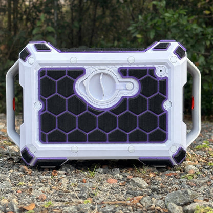 "Hexagons" - Custom Speaker Shell for Turtlebox or Ecoxgear Defender