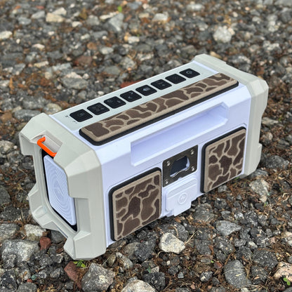 "Jett's Camo" - Custom EVA Foam Routed Speaker Shell for Ecoxgear Defender Scout