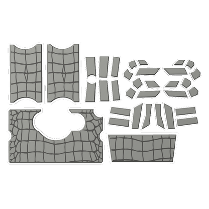 "Gator Skin" - Custom EVA Foam Routed Speaker Shell for Ecoxgear Defender
