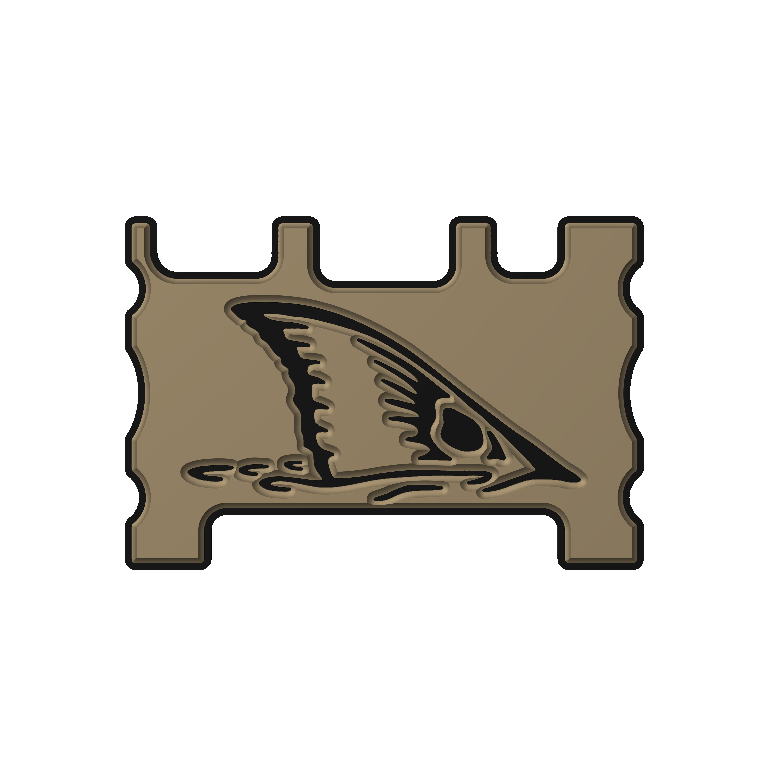 "Red Fish Tail" - Custom Speaker Shell for Turtlebox or Ecoxgear Defender