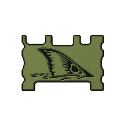 "Red Fish Tail" - Custom Speaker Shell for Turtlebox or Ecoxgear Defender
